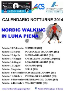 Calendario 2014 uscite Luna Piena